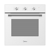 תנור אפיה בנוי זכוכית לבנה מידאה MIDEA 65DME30004W יבואן רשמי