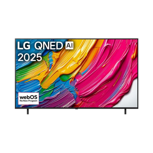 מסך טלוויזיה 65 אינץ' QNED 4K אל ג'י LG 65QNED80A6A יבואן רשמי