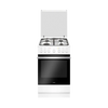 תנור אפיה בנוי לבן סאוטר SAUTER FUSION 2050W יבואן רשמי