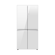 מקרר ארבע דלתות 463 ליטר זכוכית לבנה האייר HAIER HRF-4560FW יבואן רשמי