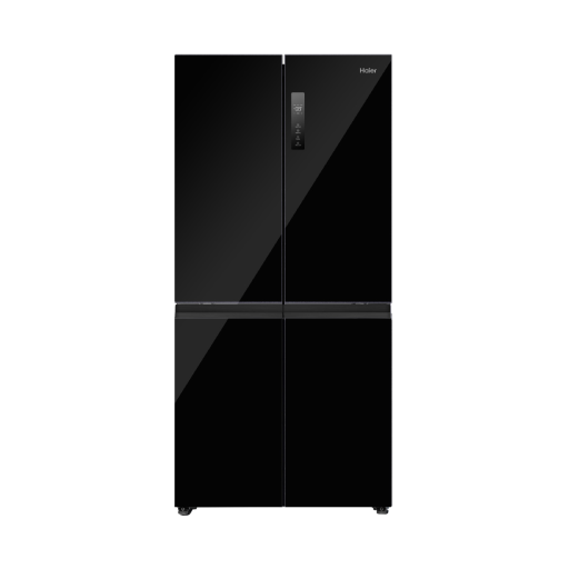 מקרר ארבע דלתות 550 ליטר זכוכית שחורה האייר HAIER HRF-5500FB יבואן רשמי