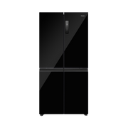 מקרר ארבע דלתות 550 ליטר זכוכית שחורה האייר HAIER HRF-5800FB יבואן רשמי