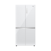 מקרר ארבע דלתות 550 ליטר זכוכית לבנה האייר HAIER HRF-5800FW יבואן רשמי