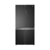 מקרר ארבע דלתות 665 ליטר זכוכית שחורה האייר HAIER HRF-7100FB יבואן רשמי