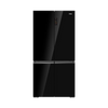 מקרר ארבע דלתות 681 ליטר זכוכית שחורה האייר HAIER HRF-825FB יבואן רשמי