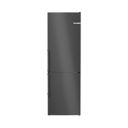 מקרר מקפיא תחתון 321 ליטר נירוסטה שחורה בוש BOSCH KGN36VXCT יבואן רשמי