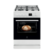 תנור אפיה משולב לבן אלקטרולוקס ELECTROLUX LKK620200W יבואן רשמי