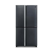 מקרר ארבע דלתות 525 ליטר נירוסטה מושחרת שארפ SHARP SJ-8570SL יבואן רשמי