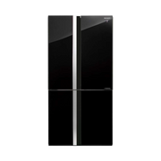 מקרר ארבע דלתות 611 ליטר זכוכית שחורה שארפ SHARP SJ-8942BK יבואן רשמי