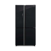 מקרר ארבע דלתות 572 ליטר זכוכית שחורה שארפ SHARP SJ-8960BK יבואן רשמי