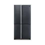 מקרר ארבע דלתות 611 ליטר נירוסטה מושחרת שארפ SHARP SJ-9270SL יבואן רשמי
