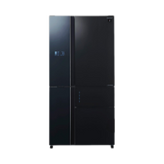 מקרר חמש דלתות 668 ליטר זכוכית שחורה שארפ SHARP SJ-9731BK יבואן רשמי